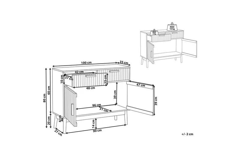 Lipasto Lynwood - Säilytys - Säilytyskalusteet - Senkki