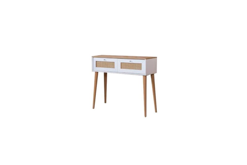 Lipasto Terra Valkoinen / Tammi - Valkoinen/Vaaleanvärinen puu - Huonekalut - Pöytä & ruokailuryhmä - Apupöytä & sivupöytä - Tarjotinpöytä & pikkupöytä