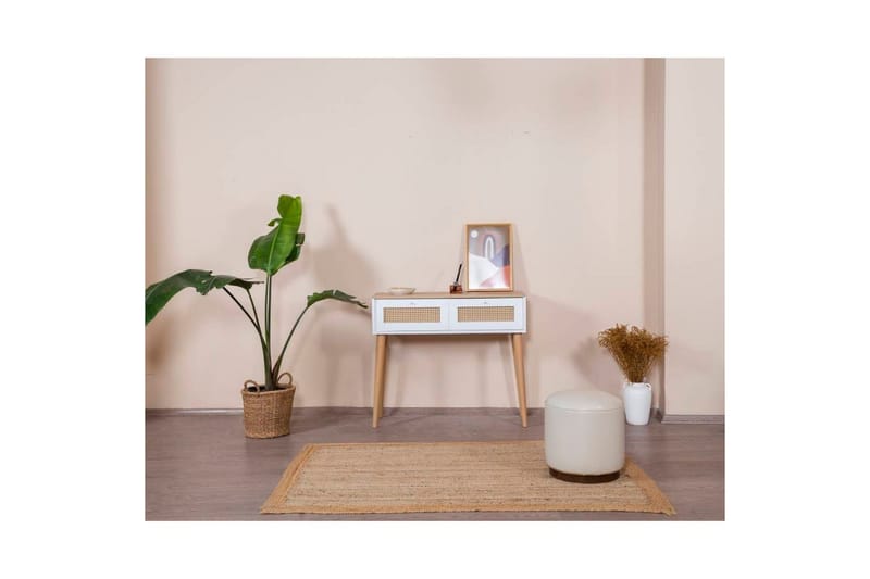 Lipasto Terra Valkoinen / Tammi - Valkoinen/Vaaleanvärinen puu - Huonekalut - Pöytä & ruokailuryhmä - Apupöytä & sivupöytä - Tarjotinpöytä & pikkupöytä