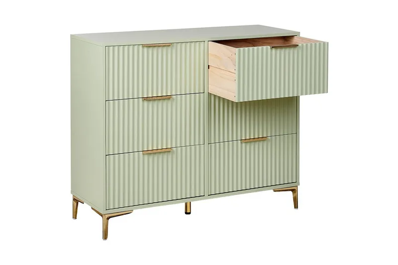 Lipasto Walcott Vihreä, kulta - Vihreä, kulta - Säilytys - Säilytyskalusteet - Lipasto