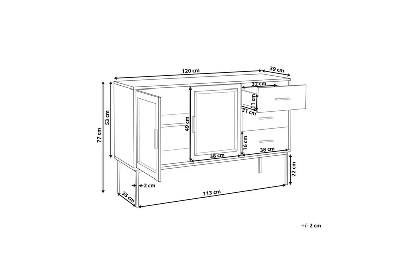 Lipasto Pasco - Huonekalut - Pöytä & ruokailuryhmä - Apupöytä & sivupöytä - Tarjotinpöytä & pikkupöytä