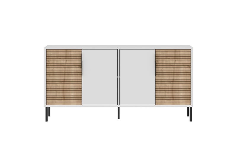 Lorien Konsolipöytä 150 cm - Valkoinen/Tammi - Huonekalut - Pöytä & ruokailuryhmä - Apupöytä & sivupöytä - Konsolipöytä