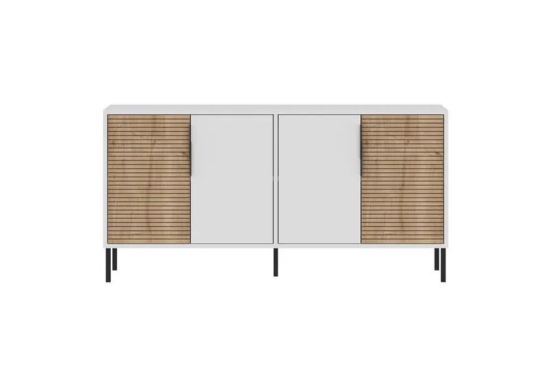 Lorien Konsolipöytä 150 cm, Valkoinen/Tammi