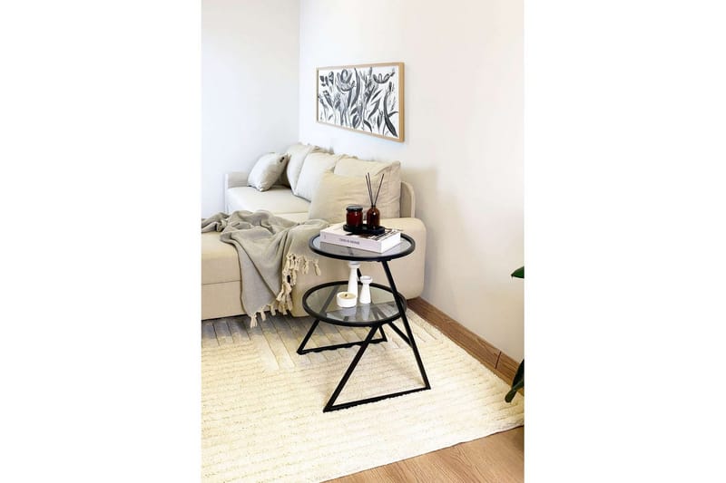 Lorigulla Sivupöytä 42x35 cm - Musta - Huonekalut - Pöytä & ruokailuryhmä - Apupöytä & sivupöytä - Tarjotinpöytä & pikkupöytä