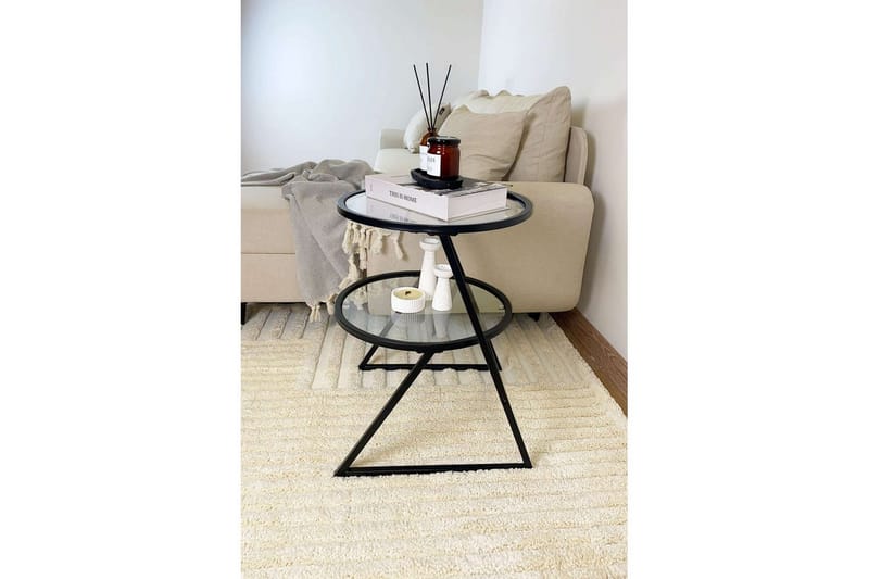 Lorigulla Sivupöytä 42x35 cm - Musta - Huonekalut - Pöytä & ruokailuryhmä - Apupöytä & sivupöytä - Tarjotinpöytä & pikkupöytä