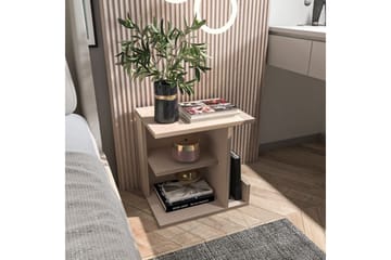 Lorik Yöpöytä 45 cm - Beige - Huonekalut - Pöytä & ruokailuryhmä - Apupöytä & sivupöytä - Yöpöytä