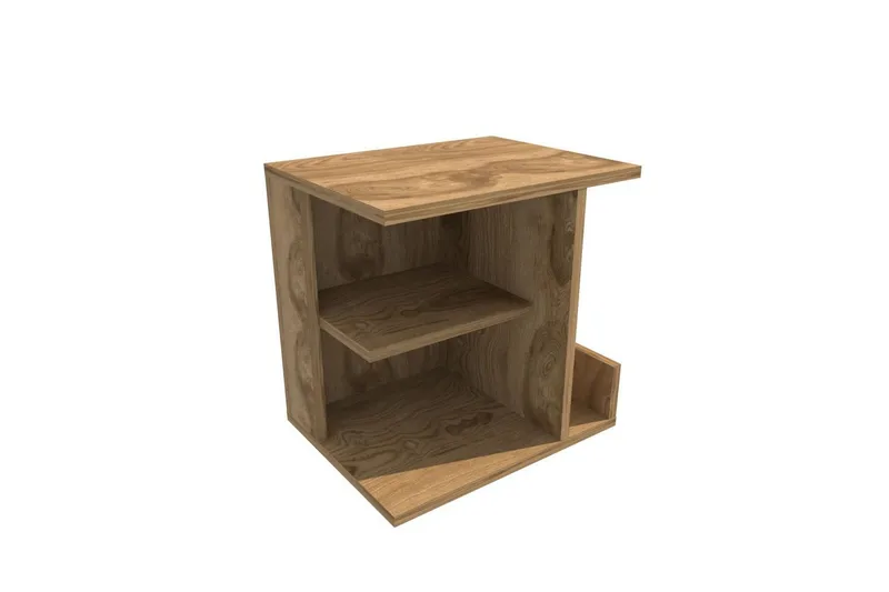 Lorik Yöpöytä 45 cm - Tammi - Huonekalut - Pöytä & ruokailuryhmä - Apupöytä & sivupöytä - Yöpöytä