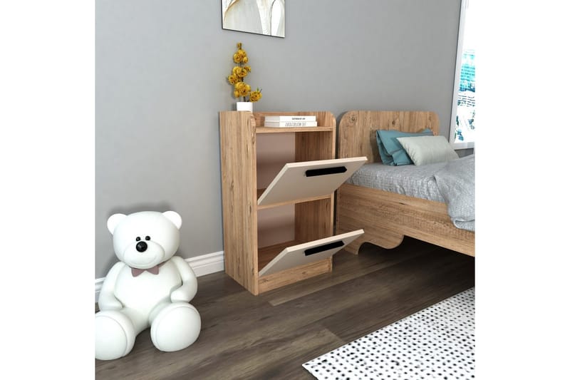 Luses Yöpöytä 45 cm - Luonnollinen/Beige - Huonekalut - Pöytä & ruokailuryhmä - Apupöytä & sivupöytä - Yöpöytä