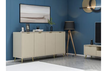 Luxe Konsolipöytä 180 cm - Hiekkakivi - Huonekalut - Pöytä & ruokailuryhmä - Apupöytä & sivupöytä - Eteispöytä