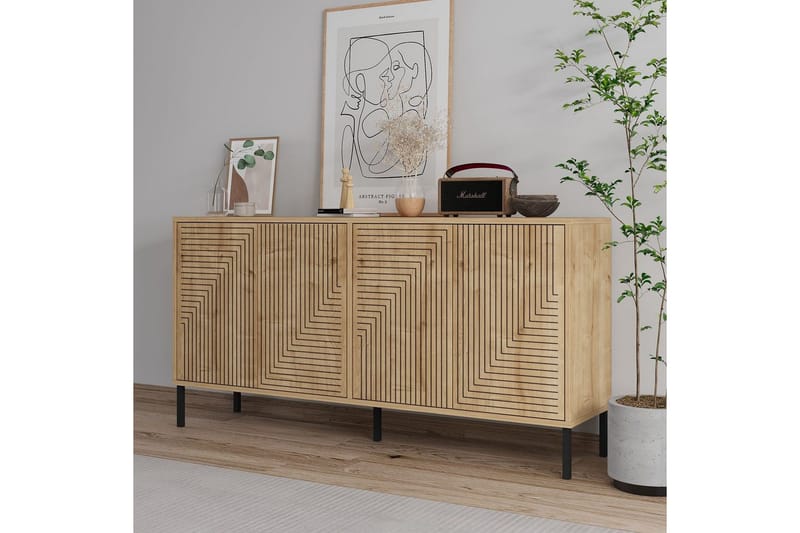 Lyric Konsolipöytä 150 cm - Tammi - Huonekalut - Pöytä & ruokailuryhmä - Apupöytä & sivupöytä - Konsolipöytä