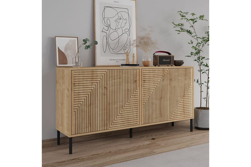 Lyric Konsolipöytä 150 cm - Tammi - Huonekalut - Pöytä & ruokailuryhmä - Apupöytä & sivupöytä - Konsolipöytä