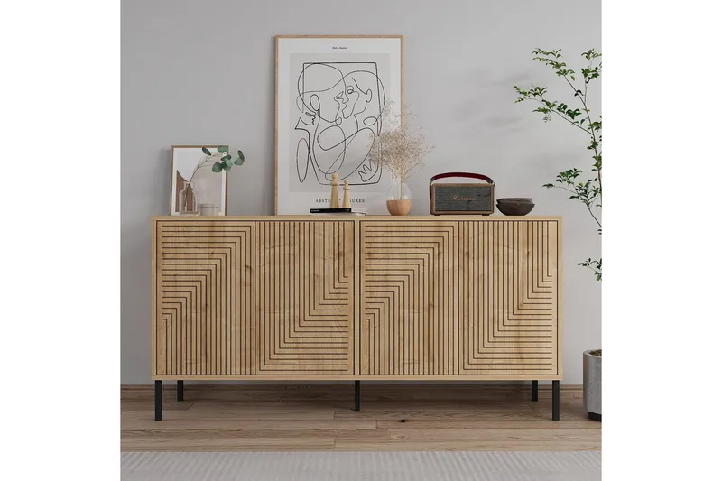 Lyric Konsolipöytä 150 cm - Tammi - Huonekalut - Pöytä & ruokailuryhmä - Apupöytä & sivupöytä - Konsolipöytä