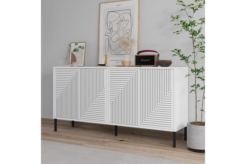 Lyric Konsolipöytä 150 cm - Valkoinen - Huonekalut - Pöytä & ruokailuryhmä - Apupöytä & sivupöytä - Konsolipöytä