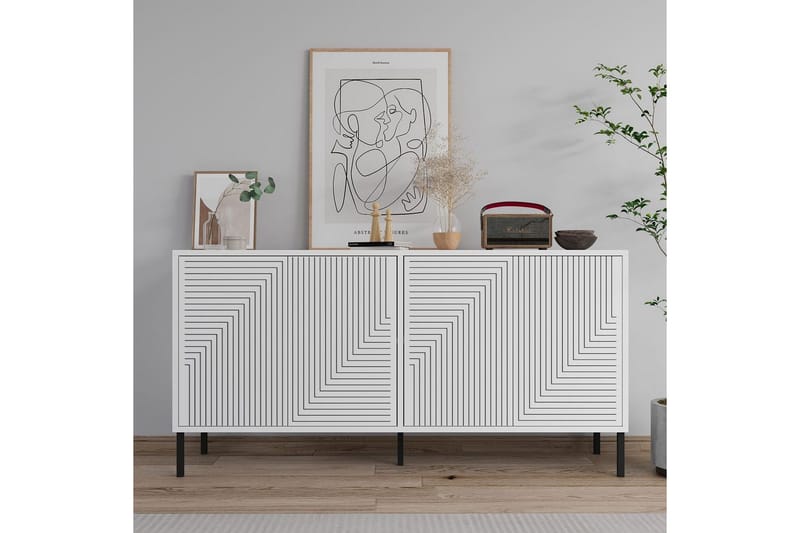 Lyric Konsolipöytä 150 cm - Valkoinen - Huonekalut - Pöytä & ruokailuryhmä - Apupöytä & sivupöytä - Konsolipöytä