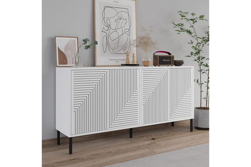 Lyric Konsolipöytä 150 cm - Valkoinen - Huonekalut - Pöytä & ruokailuryhmä - Apupöytä & sivupöytä - Konsolipöytä