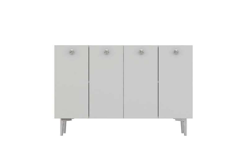 Mangvar Konsolipöytä 120 cm - Valkoinen/Hopea - Huonekalut - Pöytä & ruokailuryhmä - Apupöytä & sivupöytä - Konsolipöytä