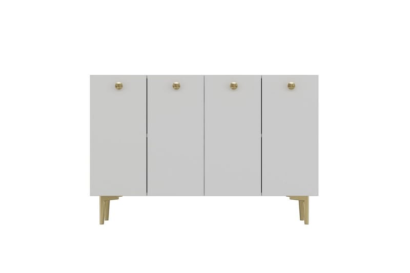 Mangvar Konsolipöytä 120 cm - Valkoinen/Kulta - Huonekalut - Pöytä & ruokailuryhmä - Apupöytä & sivupöytä - Konsolipöytä