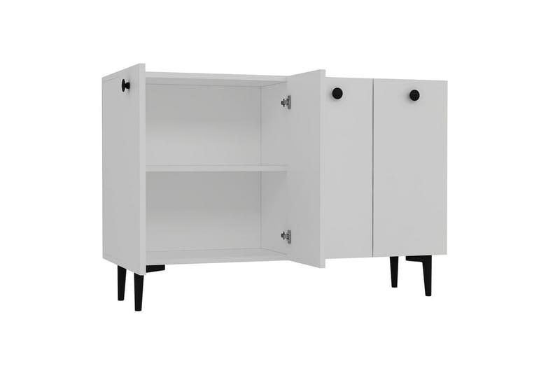 Mangvar Konsolipöytä 120 cm - Valkoinen/Musta - Huonekalut - Pöytä & ruokailuryhmä - Apupöytä & sivupöytä - Konsolipöytä