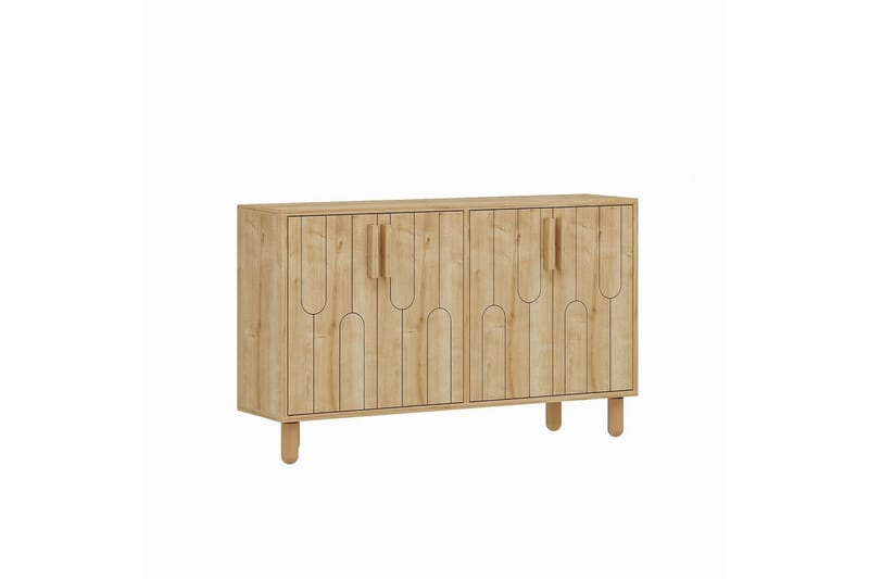 Masateru Pulpettipöytä 120 cm - Keskisävyinen puu - Huonekalut - Pöytä & ruokailuryhmä - Apupöytä & sivupöytä - Konsolipöytä