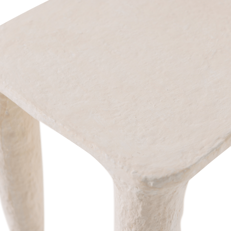 Matala sivupöytä Papier Vion 40 cm - Luonnonvalkoinen - Huonekalut - Pöytä & ruokailuryhmä - Apupöytä & sivupöytä - Lamppupöytä