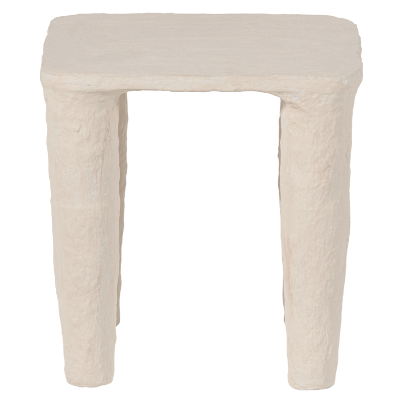 Matala sivupöytä Papier Vion 40 cm - Luonnonvalkoinen - Huonekalut - Pöytä & ruokailuryhmä - Apupöytä & sivupöytä - Lamppupöytä