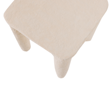 Matala sivupöytä Papier Vion 40 cm - Luonnonvalkoinen - Huonekalut - Pöytä & ruokailuryhmä - Apupöytä & sivupöytä - Lamppupöytä