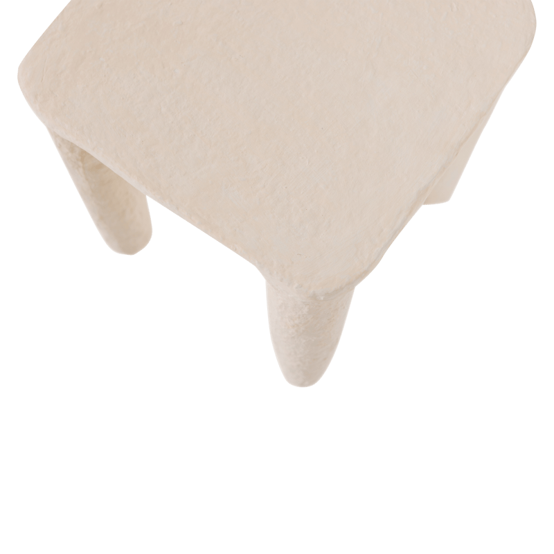 Matala sivupöytä Papier Vion 40 cm - Luonnonvalkoinen - Huonekalut - Pöytä & ruokailuryhmä - Apupöytä & sivupöytä - Lamppupöytä