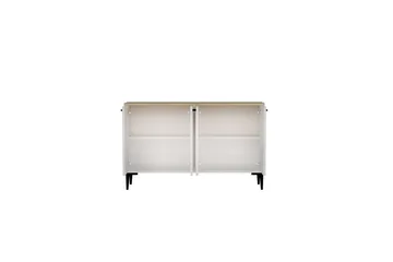 Merion Konsolipöytä 120 cm - Tammi/Valkoinen - Huonekalut - Pöytä & ruokailuryhmä - Apupöytä & sivupöytä - Eteispöytä