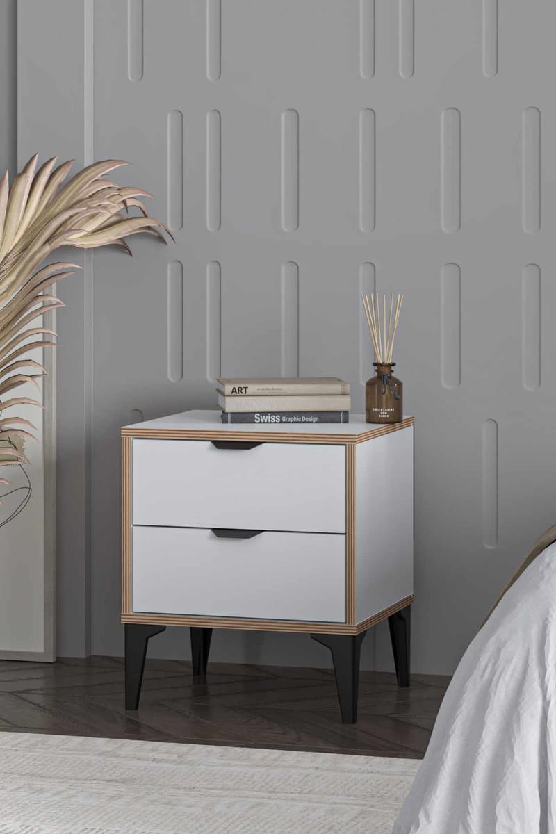 Meyloren yöpöytä 50 cm - Huonekalut - Pöytä & ruokailuryhmä - Apupöytä & sivupöytä - Yöpöytä