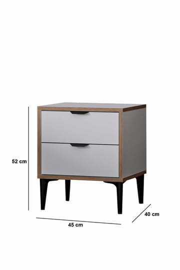 Meyloren yöpöytä 50 cm - Huonekalut - Pöytä & ruokailuryhmä - Apupöytä & sivupöytä - Yöpöytä