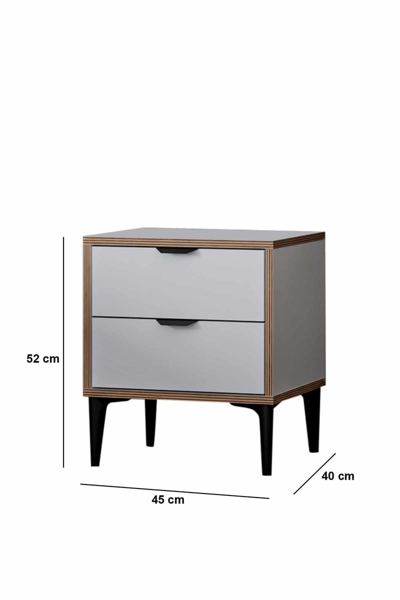 Meyloren yöpöytä 50 cm - Huonekalut - Pöytä & ruokailuryhmä - Apupöytä & sivupöytä - Yöpöytä