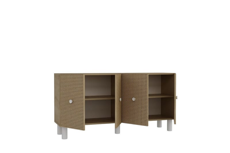 Mono konsolipöytä 150 cm - Beige/Punertavanvärinen puu - Huonekalut - Pöytä & ruokailuryhmä - Apupöytä & sivupöytä - Konsolipöytä