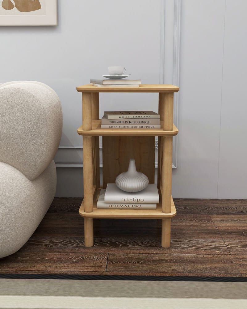 Mumira Sivupöytä 38 cm - Tammi - Huonekalut - Pöytä & ruokailuryhmä - Apupöytä & sivupöytä - Tarjotinpöytä & pikkupöytä