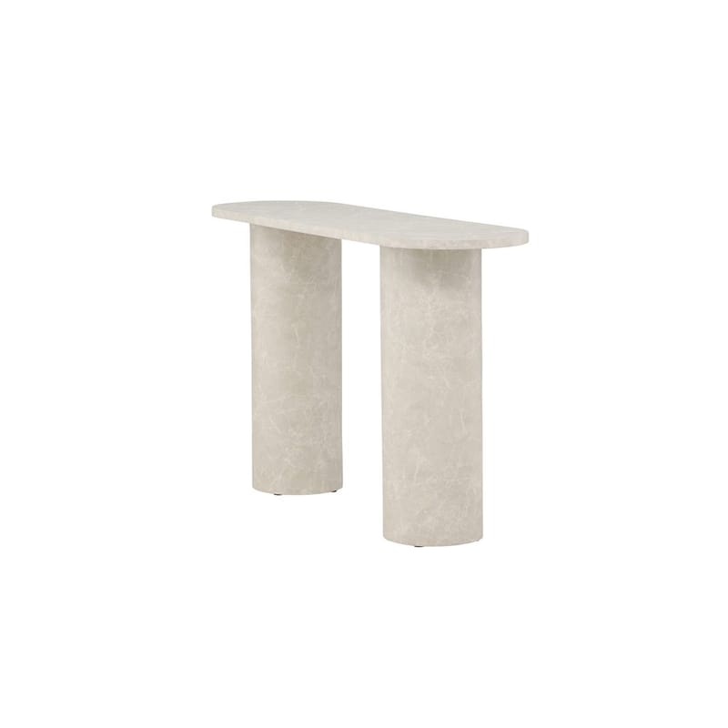 Narvik Sivupöytä 130 cm - Beige - Huonekalut - Pöytä & ruokailuryhmä - Apupöytä & sivupöytä - Tarjotinpöytä & pikkupöytä