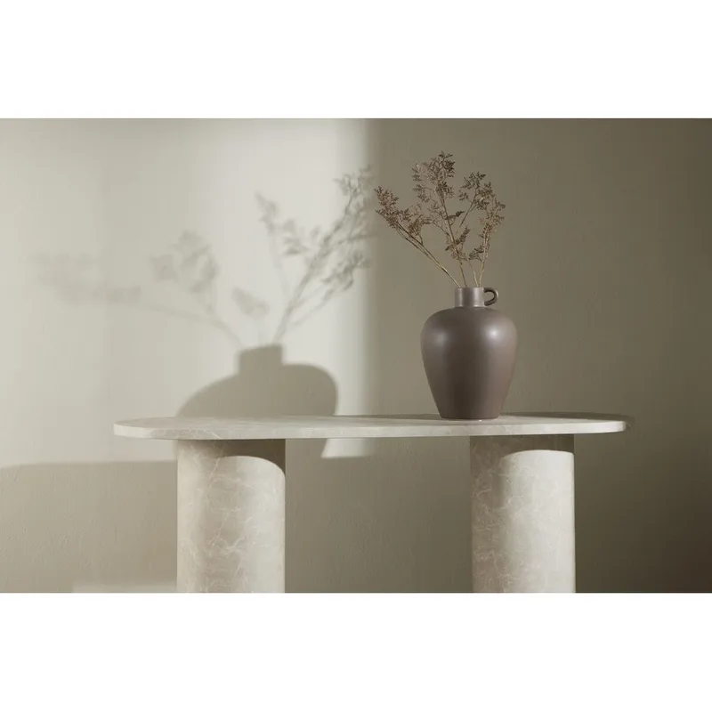 Narvik Sivupöytä 130 cm - Beige - Huonekalut - Pöytä & ruokailuryhmä - Apupöytä & sivupöytä - Tarjotinpöytä & pikkupöytä