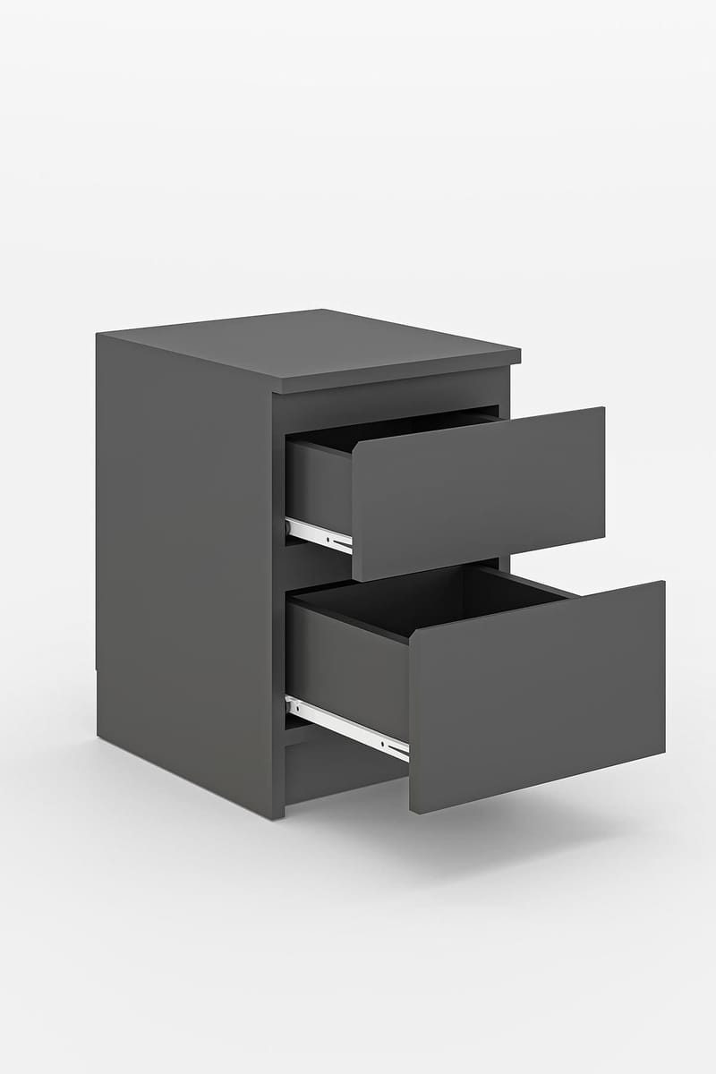 Nightstand Hanah Home Antrasiitti - Huonekalut - Pöytä & ruokailuryhmä - Apupöytä & sivupöytä - Yöpöytä
