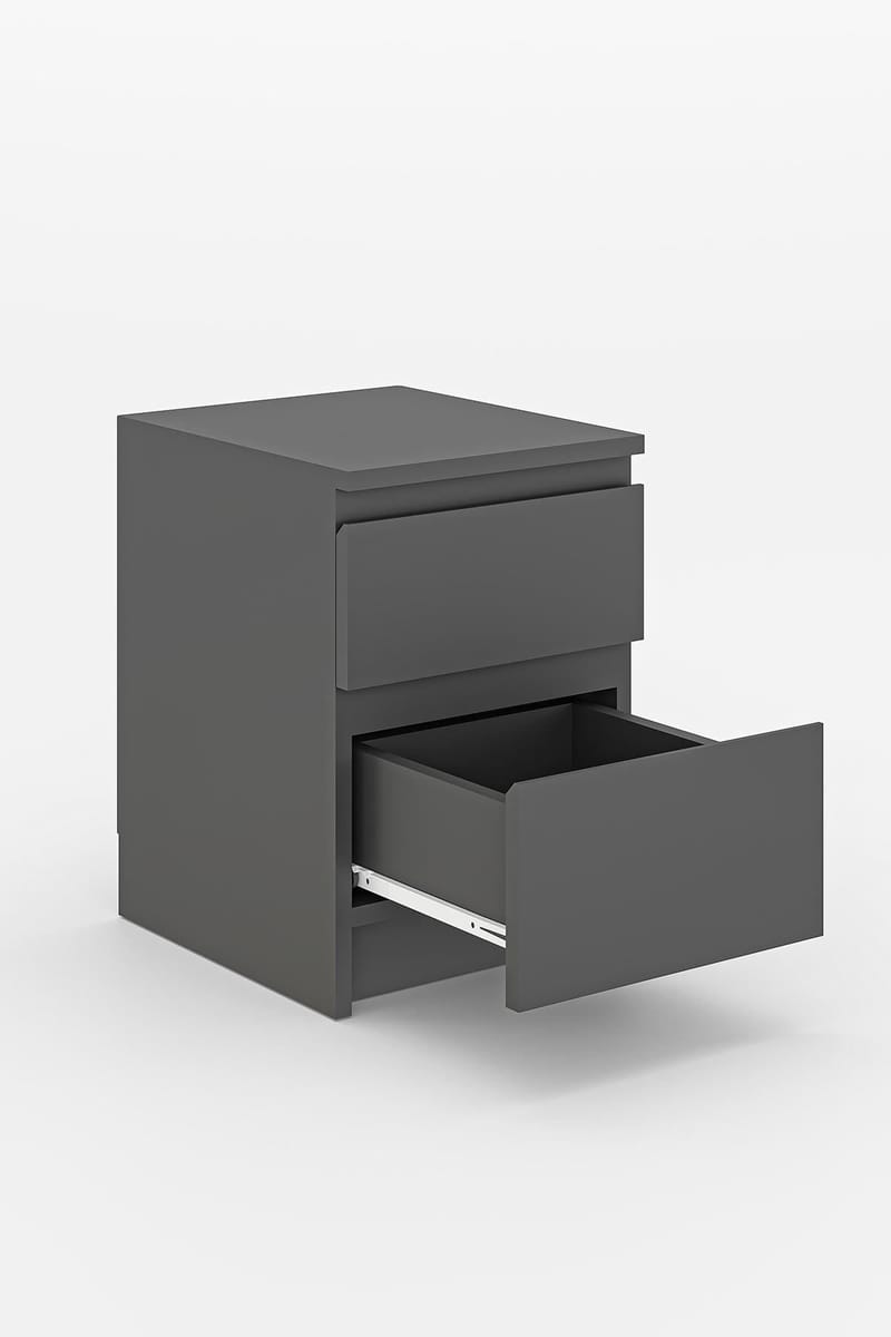 Nightstand Hanah Home Antrasiitti - Huonekalut - Pöytä & ruokailuryhmä - Apupöytä & sivupöytä - Yöpöytä