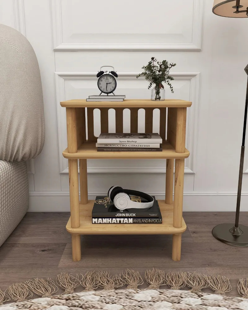 Numira Sivupöytä 48 cm - Tammi - Huonekalut - Pöytä & ruokailuryhmä - Apupöytä & sivupöytä - Tarjotinpöytä & pikkupöytä