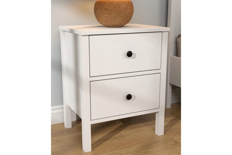 Odelis Yöpöytä 50 cm - Luonnollinen/Valkoinen - Huonekalut - Pöytä & ruokailuryhmä - Apupöytä & sivupöytä - Yöpöytä