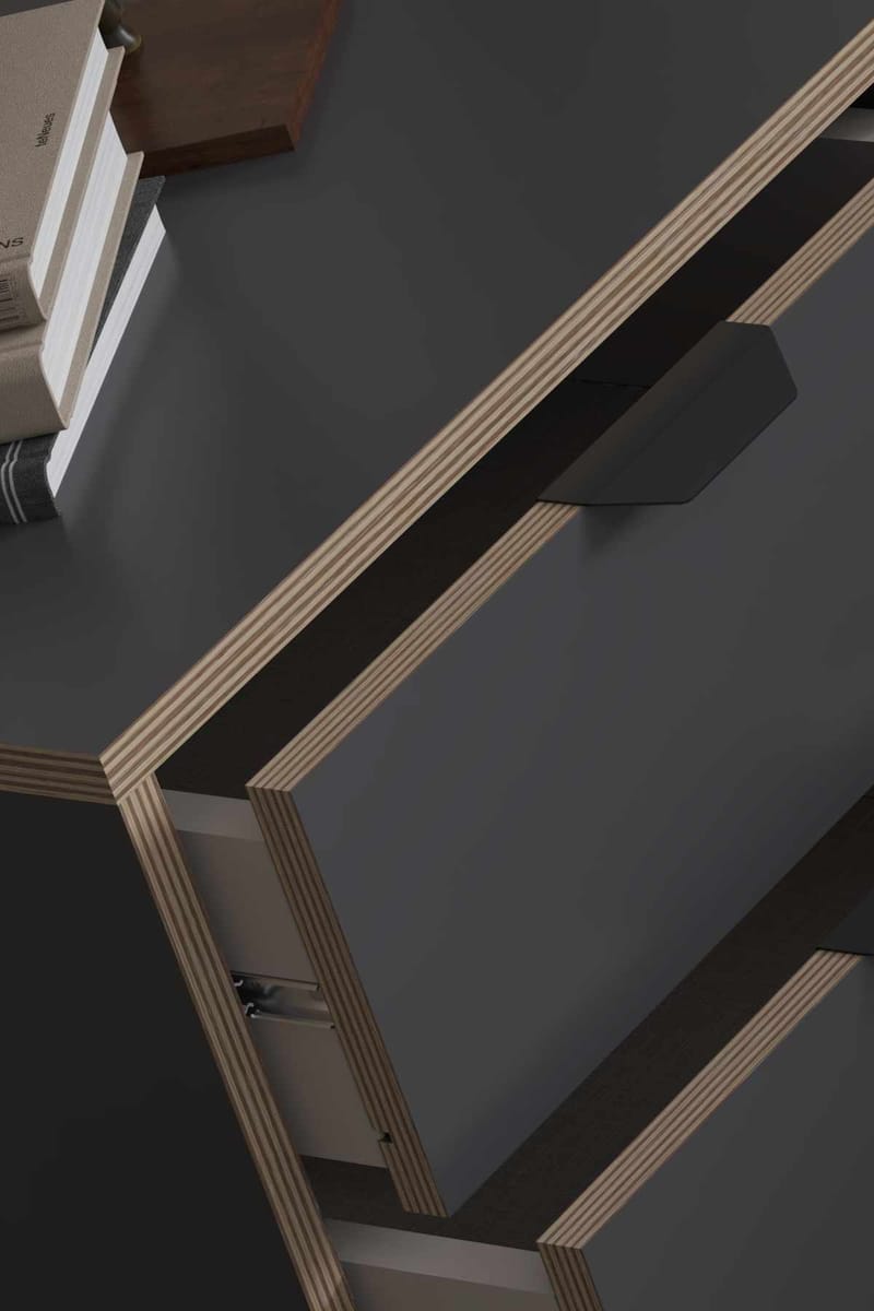 Olyros yöpöytä 45 cm - Huonekalut - Pöytä & ruokailuryhmä - Apupöytä & sivupöytä - Yöpöytä