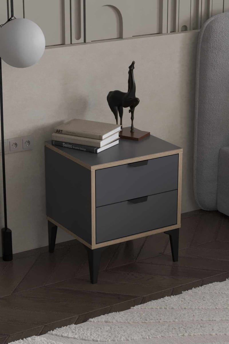 Olyros yöpöytä 45 cm - Huonekalut - Pöytä & ruokailuryhmä - Apupöytä & sivupöytä - Yöpöytä