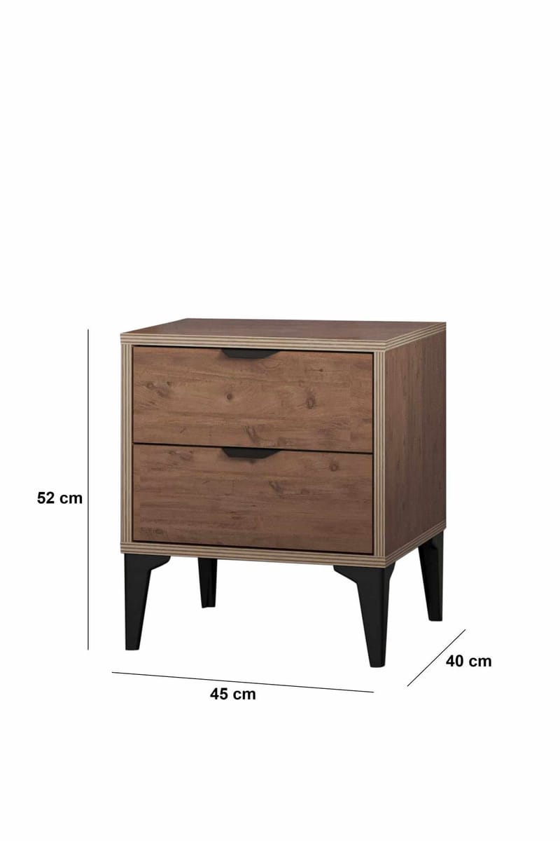 Olyros yöpöytä 45 cm - Huonekalut - Pöytä & ruokailuryhmä - Apupöytä & sivupöytä - Yöpöytä