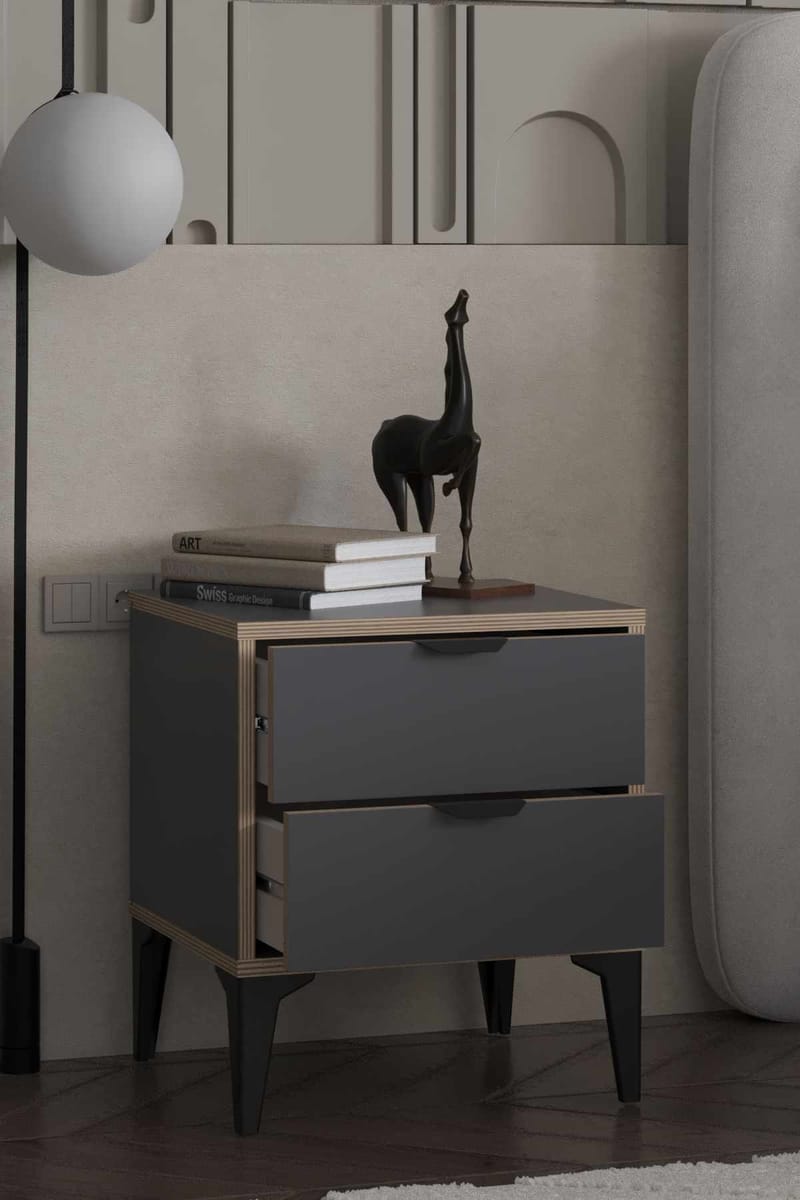 Olyros yöpöytä 45 cm - Huonekalut - Pöytä & ruokailuryhmä - Apupöytä & sivupöytä - Yöpöytä