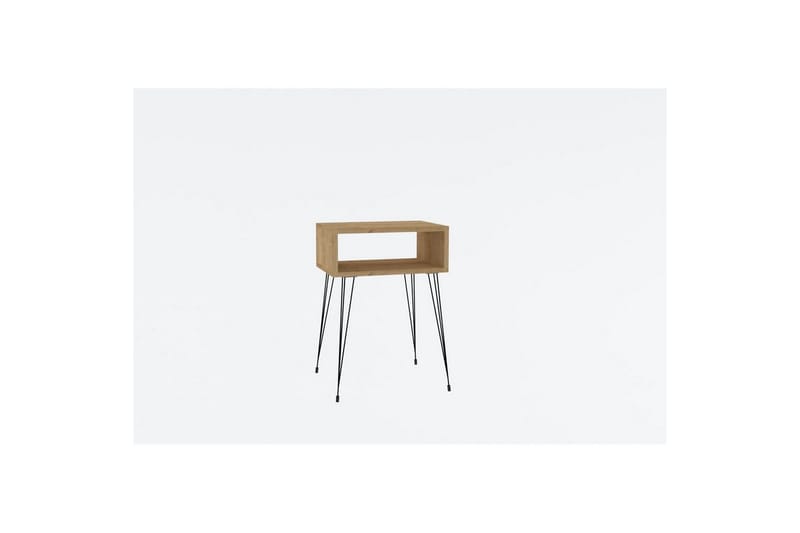 Omren Yöpöytä 45 cm, Tammi/Musta