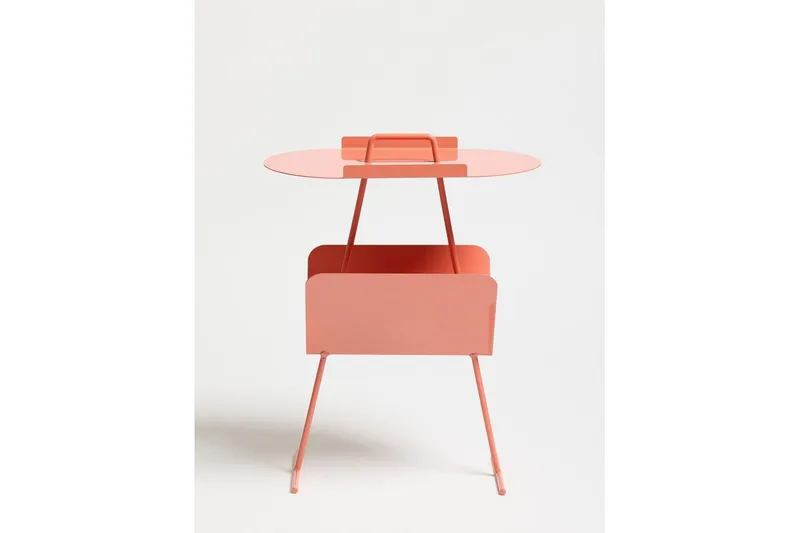 Orren Sivupöytä 44 cm - Vaaleanpunainen - Huonekalut - Pöytä & ruokailuryhmä - Apupöytä & sivupöytä - Tarjotinpöytä & pikkupöytä