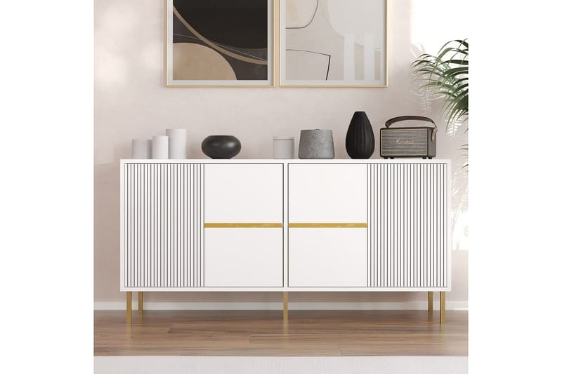 Osmar Konsolipöytä 150 cm - Valkoinen - Huonekalut - Pöytä & ruokailuryhmä - Apupöytä & sivupöytä - Konsolipöytä