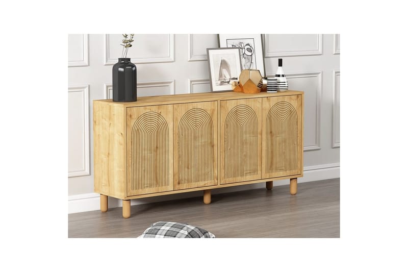 Ovrin Konsolipöytä 150 cm - Tammi - Huonekalut - Pöytä & ruokailuryhmä - Apupöytä & sivupöytä - Konsolipöytä