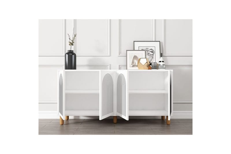 Ovrin Konsolipöytä 150 cm - Valkoinen - Huonekalut - Pöytä & ruokailuryhmä - Apupöytä & sivupöytä - Konsolipöytä