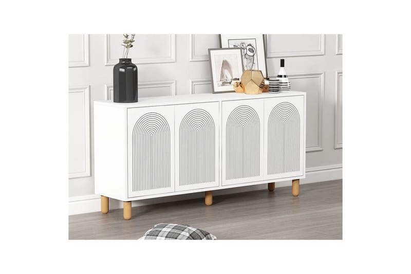 Ovrin Konsolipöytä 150 cm - Valkoinen - Huonekalut - Pöytä & ruokailuryhmä - Apupöytä & sivupöytä - Konsolipöytä