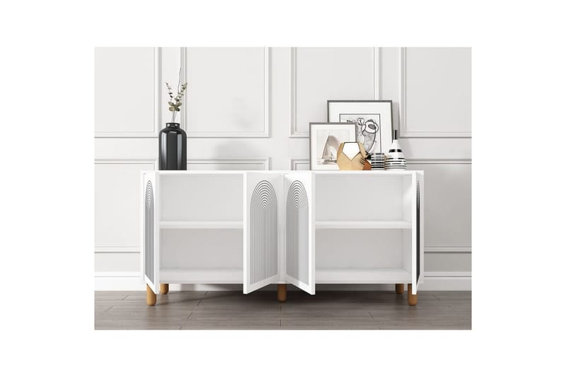 Ovrin Konsolipöytä 150 cm - Valkoinen - Huonekalut - Pöytä & ruokailuryhmä - Apupöytä & sivupöytä - Konsolipöytä